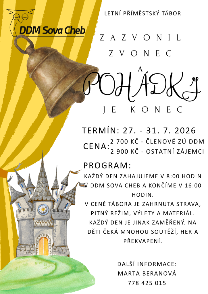 Zazvonil zvonec a pohádky je konec